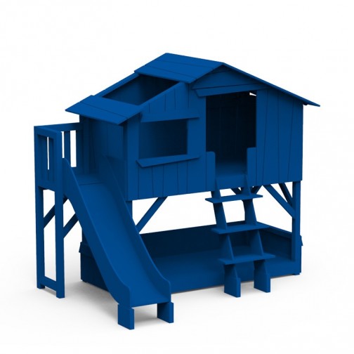Lit-cabane-superpose-toboggan-bleu-marseille