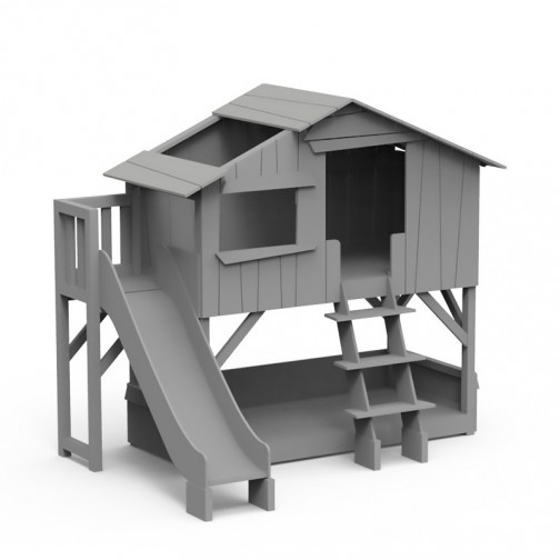 Lit-cabane-superpose-toboggan-gris-ciment