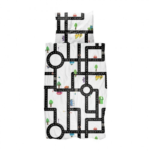 Housse de couette enfant Clay traffic Snurk