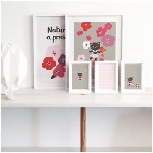 Affiches Lot de 5 Milly et Flore