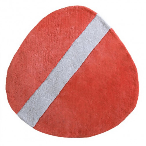 Tapis Enfant Galet rouge