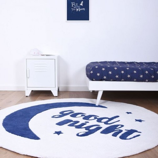 tapis rond chambre enfant good night