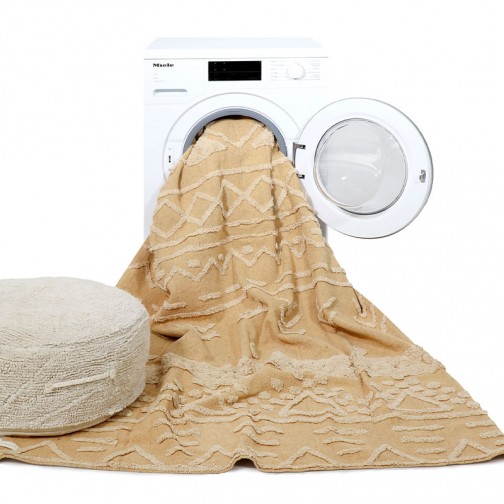 Tapis Enfant Lavable Ocre