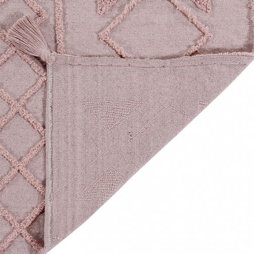 Tapis Enfant coton Rose 