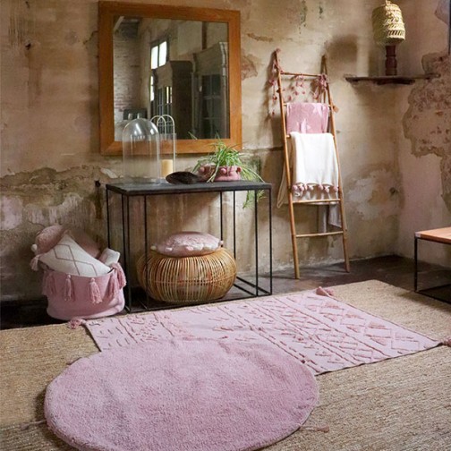 Déco rose vintage