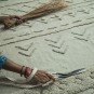 Tapis en coton fait main
