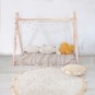Tapis Enfant rond Ocre
