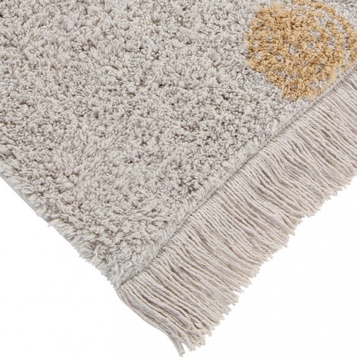 Tapis Enfant Lavable Hippy Dots Ocre