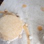 Tapis Enfant Lavable Hippy Dots Ocre