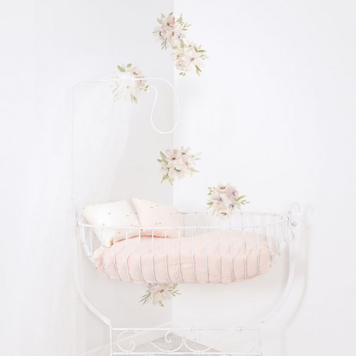 stickers-chambre-bébé-fleur