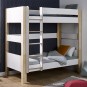 Lit Superposé Enfant - Natura Blanc et bois