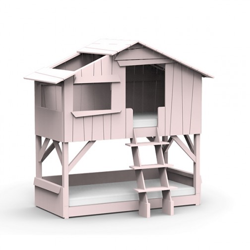 Lit-cabane-superpose-rose-poudre