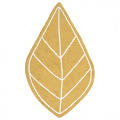 tapis bébé feuille