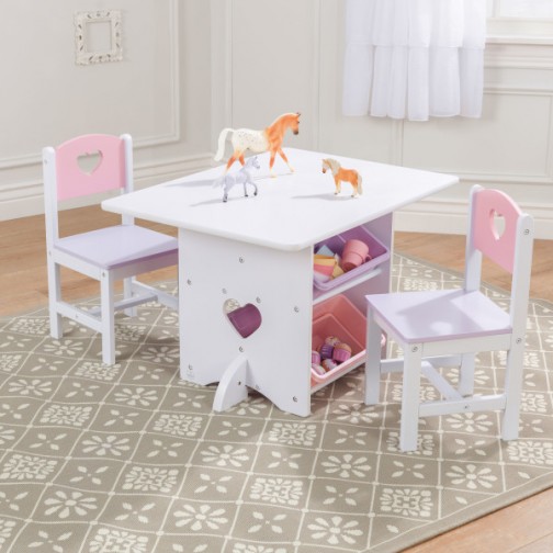 table enfant avec rangement
