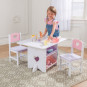 table chambre fille montessori
