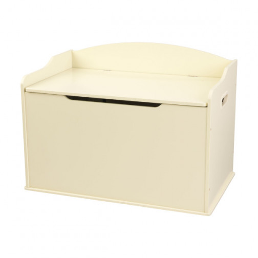 Coffre à jouets beige