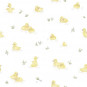 Papier Peint Vintage Canard Jaune