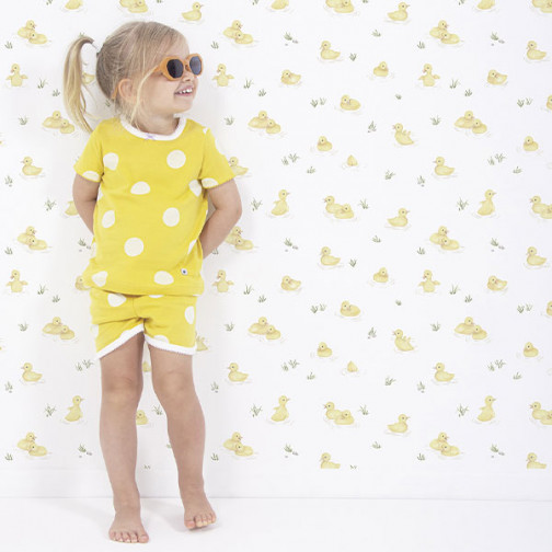 papier-peint-canard-chambre-fille