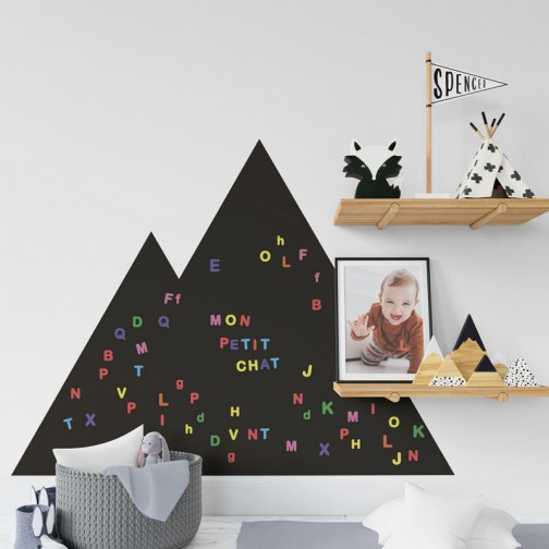 Magnets Alphabet Multicolores et tableau magnétique