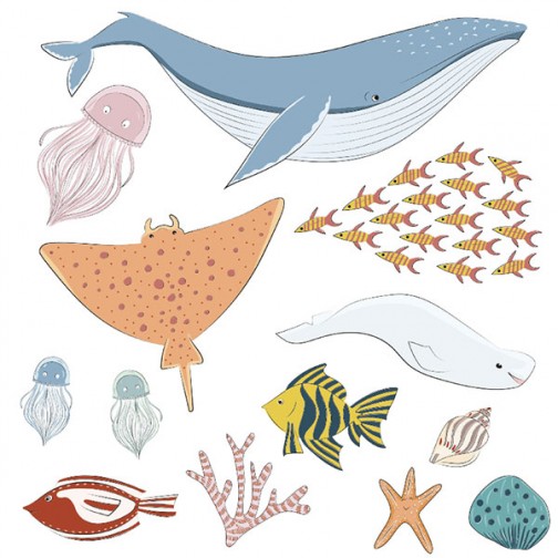 magnet-monde-marin-baleine-raie-meduse