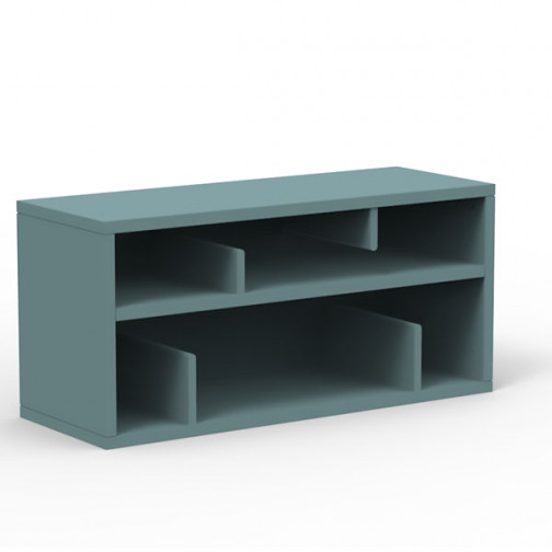 Bibliothèque gris orage