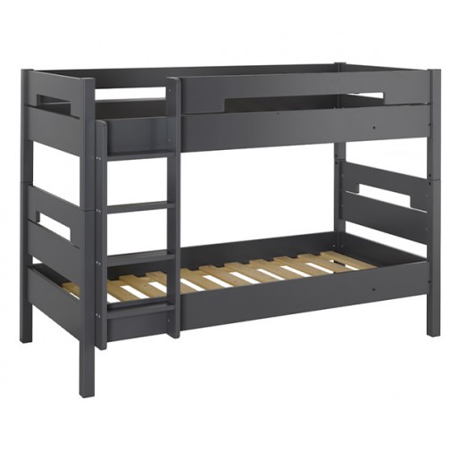 Lit Superposé Gris 90x190