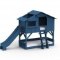 Lit-cabane-superposé-bleu-marine-avec-toboggan