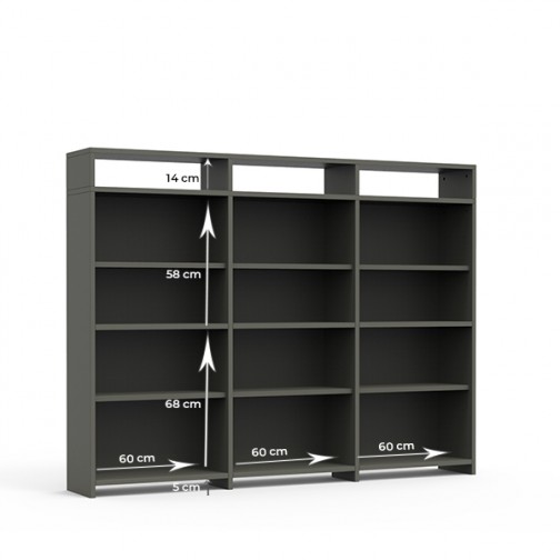 bibliothèque enfant bois massif