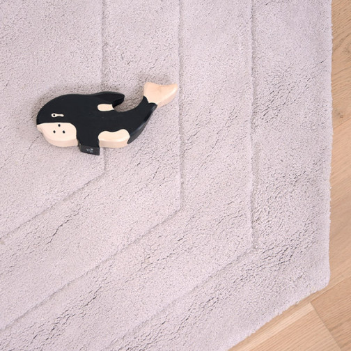 tapis-hexagonal-gris