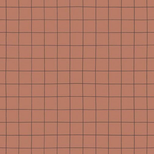 Papier Peint a carreau TERRACOTTA