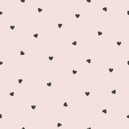 Papier Peint rose avec coeur