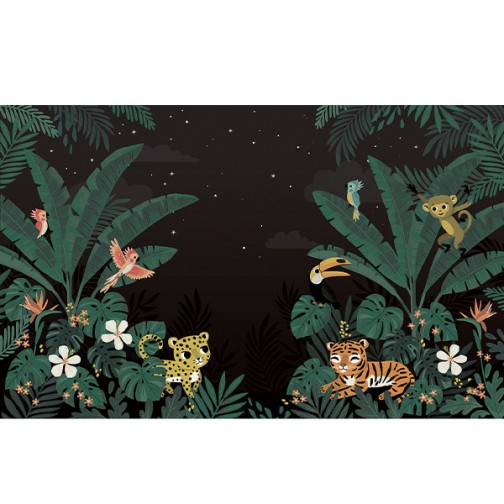 Papier Peint Décor géant jungle
