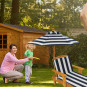 Chaise Longue Enfant avec Parasol