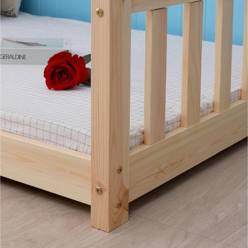 Lit cabane en bois 90cm par 190cm