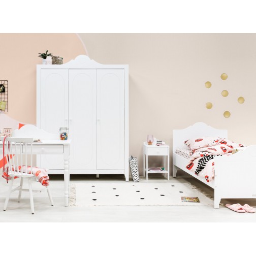 Lit 90x200 Evi Blanc