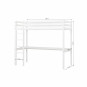 Lit mezzanine avec bureau 90x200cm, Blanc