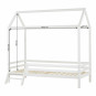 Lit cabane  avec échelle 90 x 200 - Blanc