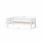 Lit junior 70x160cm avec , blanc
