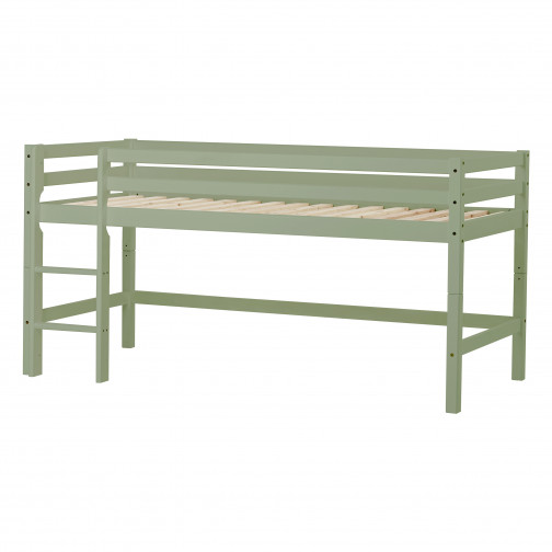 Lit mezzanine  90x200cm, vert pâle