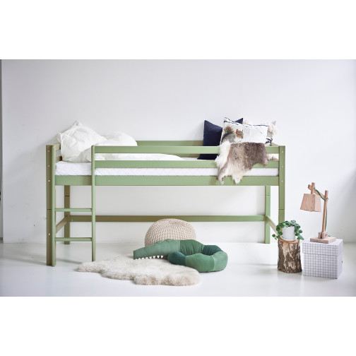 Lit mezzanine  90x200cm, vert pâle