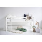 Lit mezzanine  70x190cm, blanc