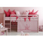 Lit mezzanine  90 x 200 - Rose pâle