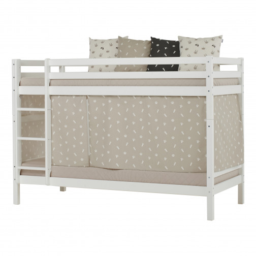 Lit superposé 90x200cm, blanc