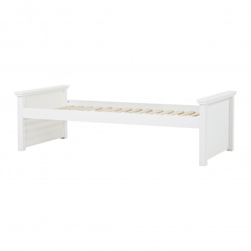 Lit simple 90x200cm, blanc