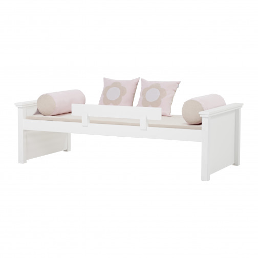 Lit simple 90x200cm, blanc