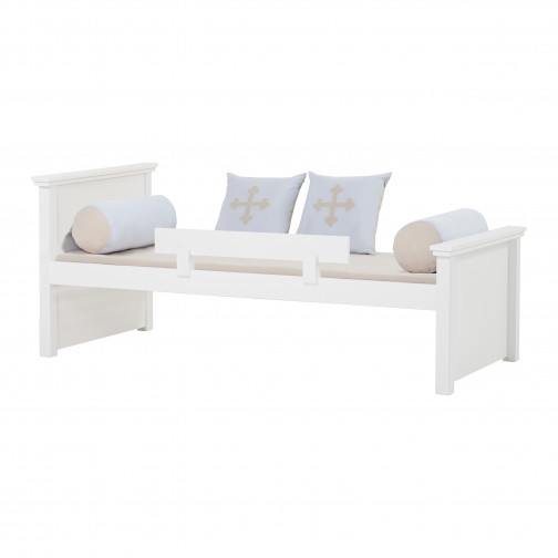 Maja Deluxe Junior Lit, 1 Haute et 1 Low Bas Lit, 90x200cm, Blanc