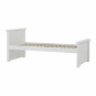 Maja Deluxe Junior Lit, 1 High et 1 Low Lit fin, 90x200cm, Cadre Slat Flexible, Blanc