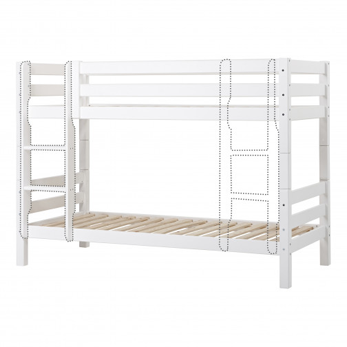 Lit superposé premium 90x200cm, blanc