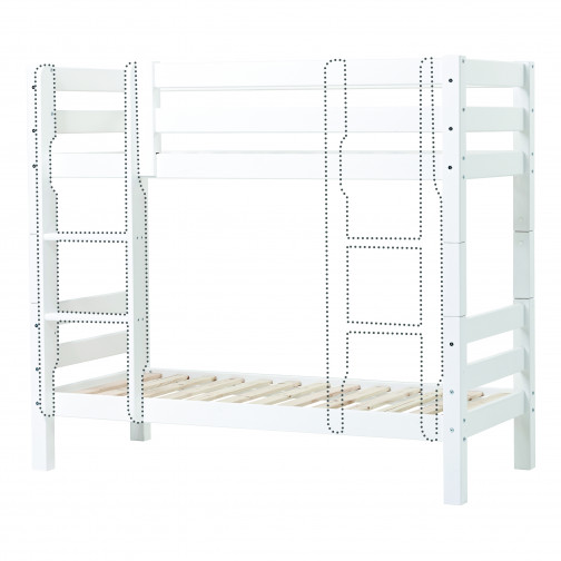 Lit superposé Premium 70x160cm, blanc