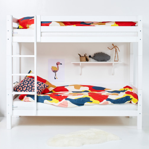 Logement haut de gamme avec échelle 90 x 200 - Blanc